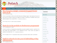 Tablet Screenshot of lepotlatch.org